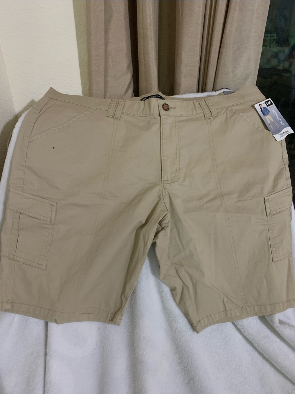 Lee woman Khaki Cargo Shorts